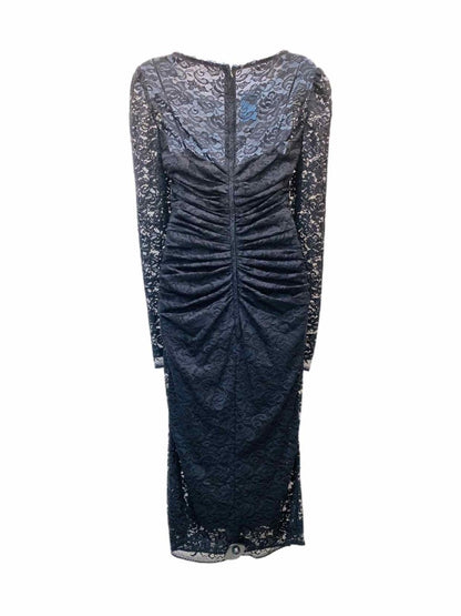Pre-loved DOLCE & GABBANA Black Lace Knee Length Bodycon Dress from Reems Closet