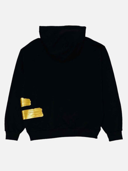 Pre-loved DOLCE & GABBANA Hooded Black/Gold Sweatshirt - Reems Closet