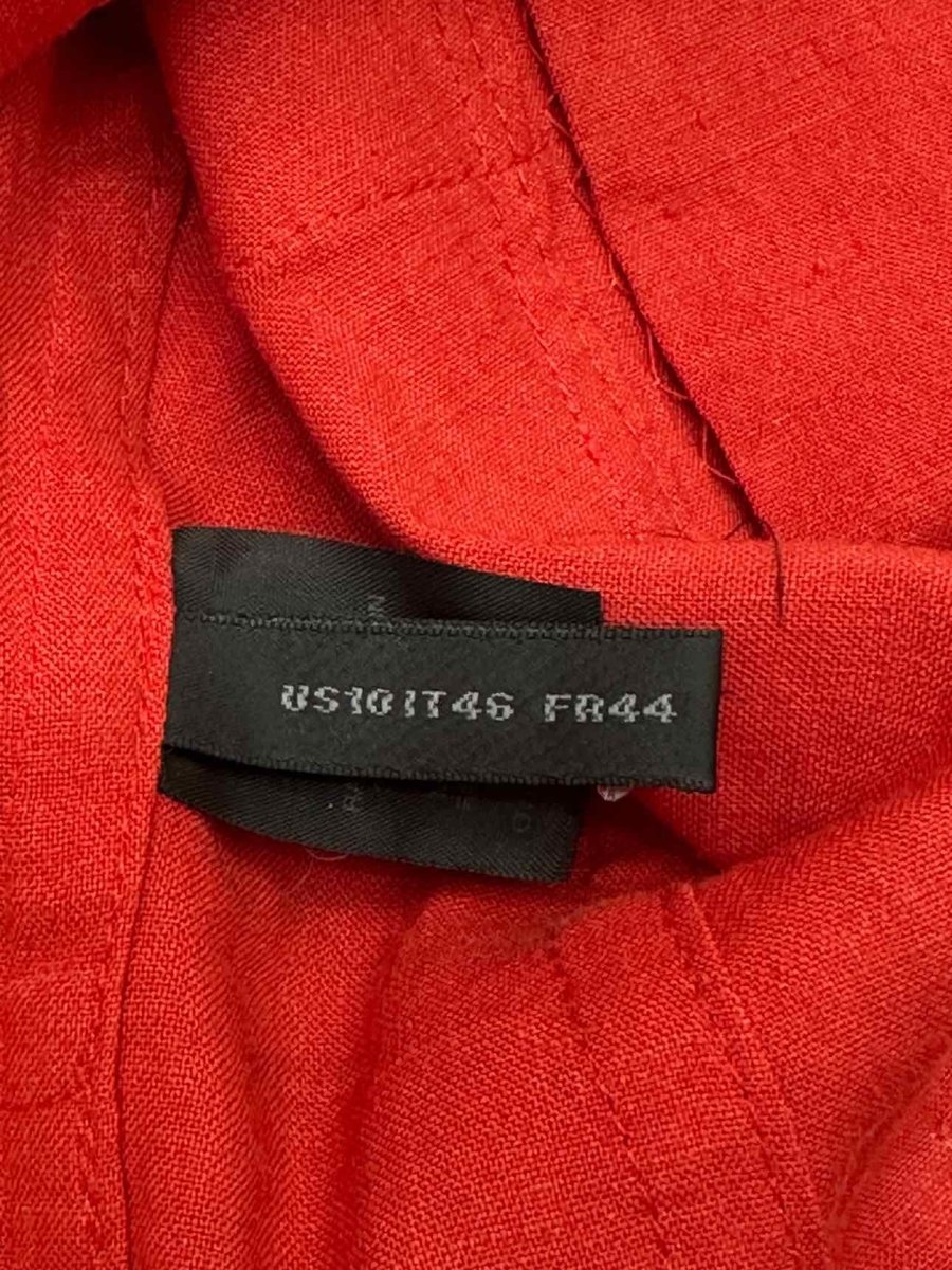 Pre-loved DONNA KARAN Single Breasted Red Jacket from Reems Closet