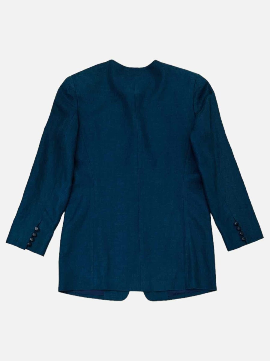 Pre-loved EMANUEL UNGARO Vintage Blue Jacket from Reems Closet