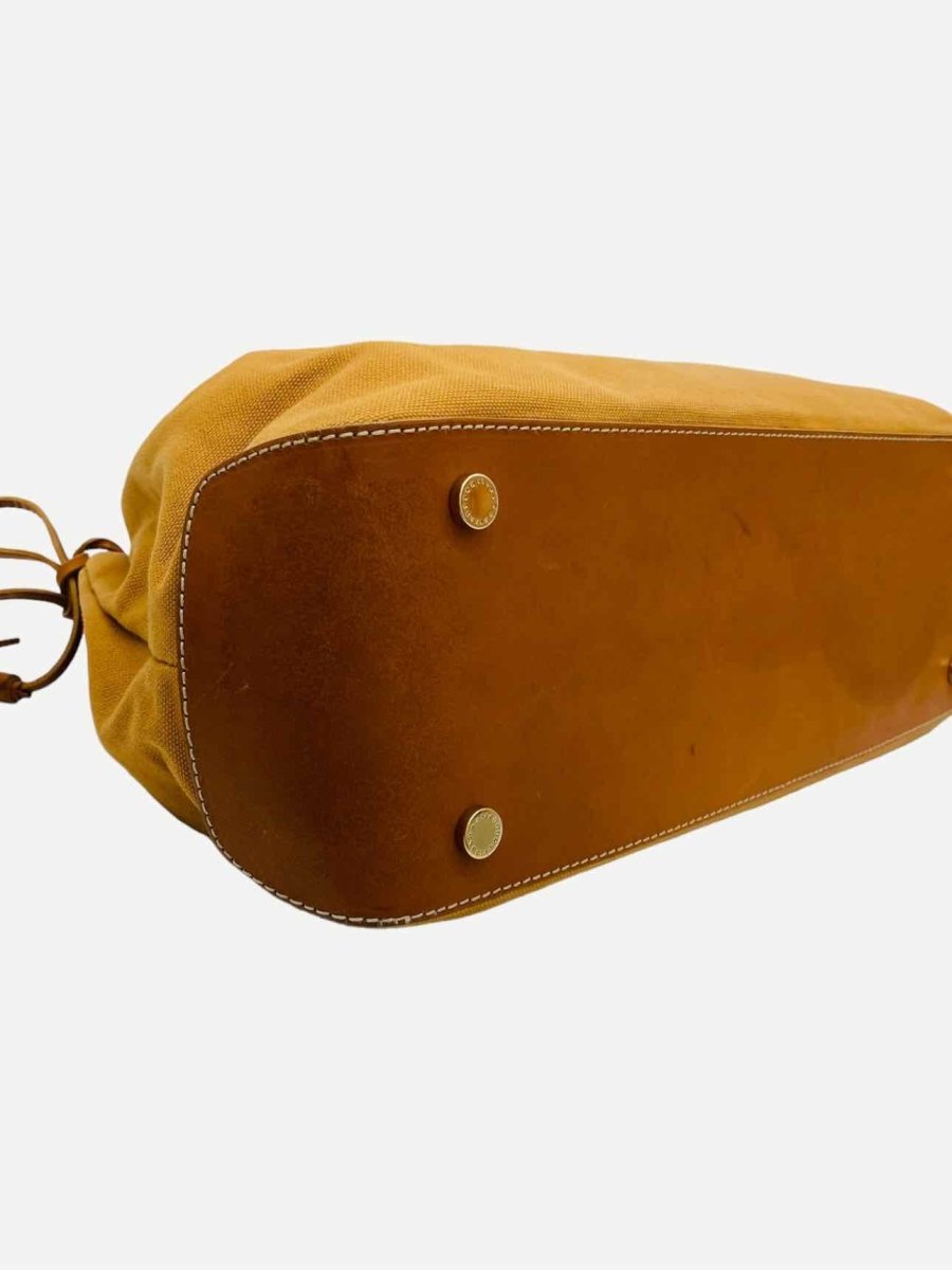 Pre-loved FRATELLI ROSSETTI Tan Tassel Handbag - Reems Closet