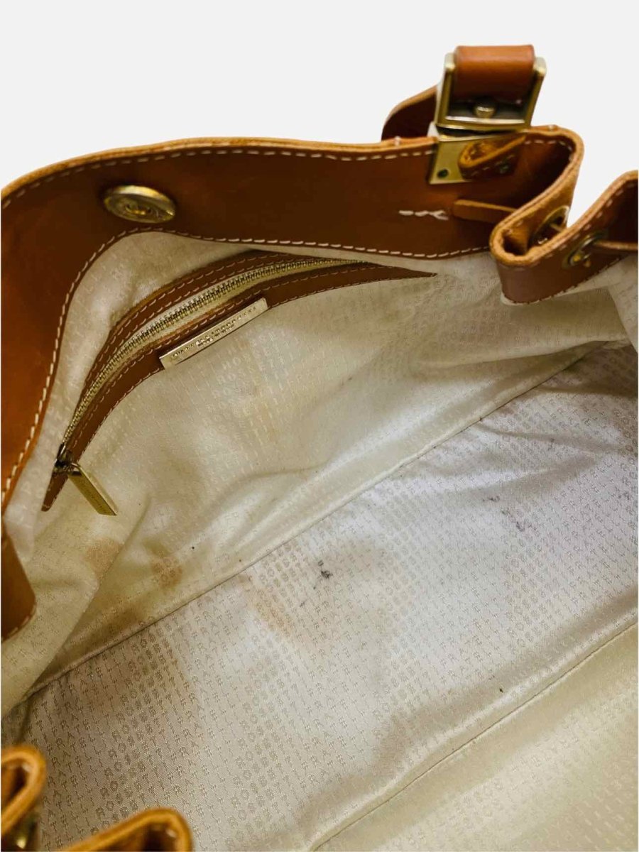 Pre-loved FRATELLI ROSSETTI Tan Tassel Handbag - Reems Closet
