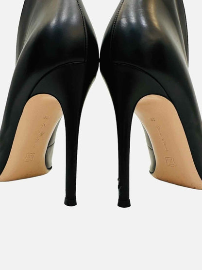 Pre-loved GIANVITO ROSSI Vamp Black Booties from Reems Closet