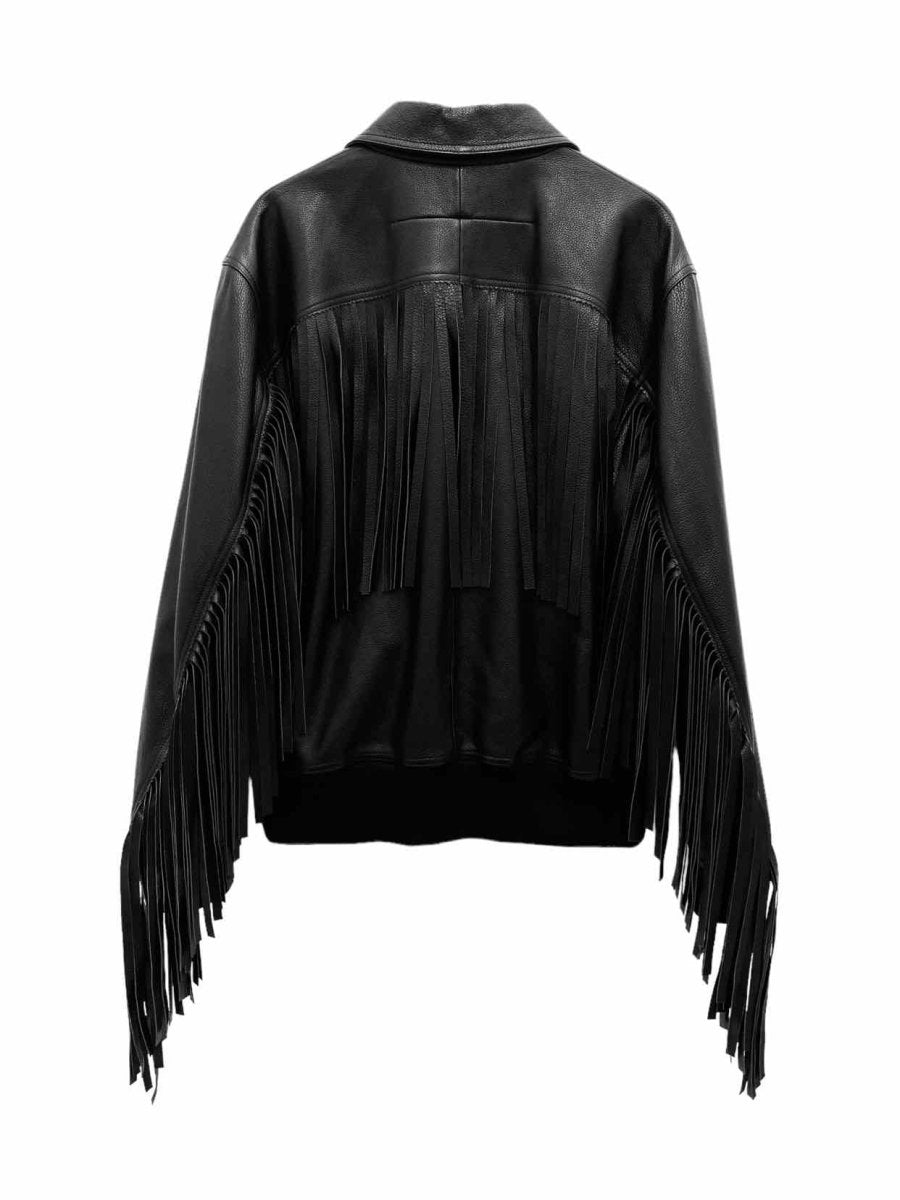 Tassel black sale jacket