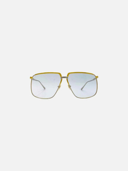 Pre-loved GUCCI Aviator Gold Sunglasses from Reems Closet