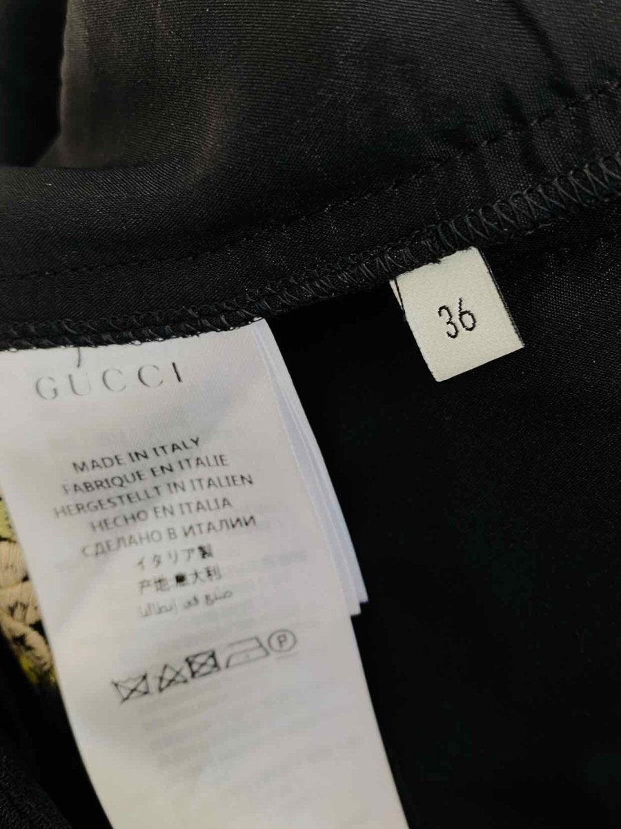 Pre-loved GUCCI High Waisted Black Cropped Pants - Reems Closet