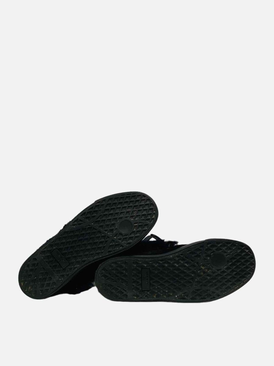 Pre-loved GUISEPPE ZANOTTI Low Top Black & Blue Sneakers - Reems Closet