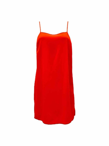 Pre-loved HALSTON Red Midi Dress - Reems Closet