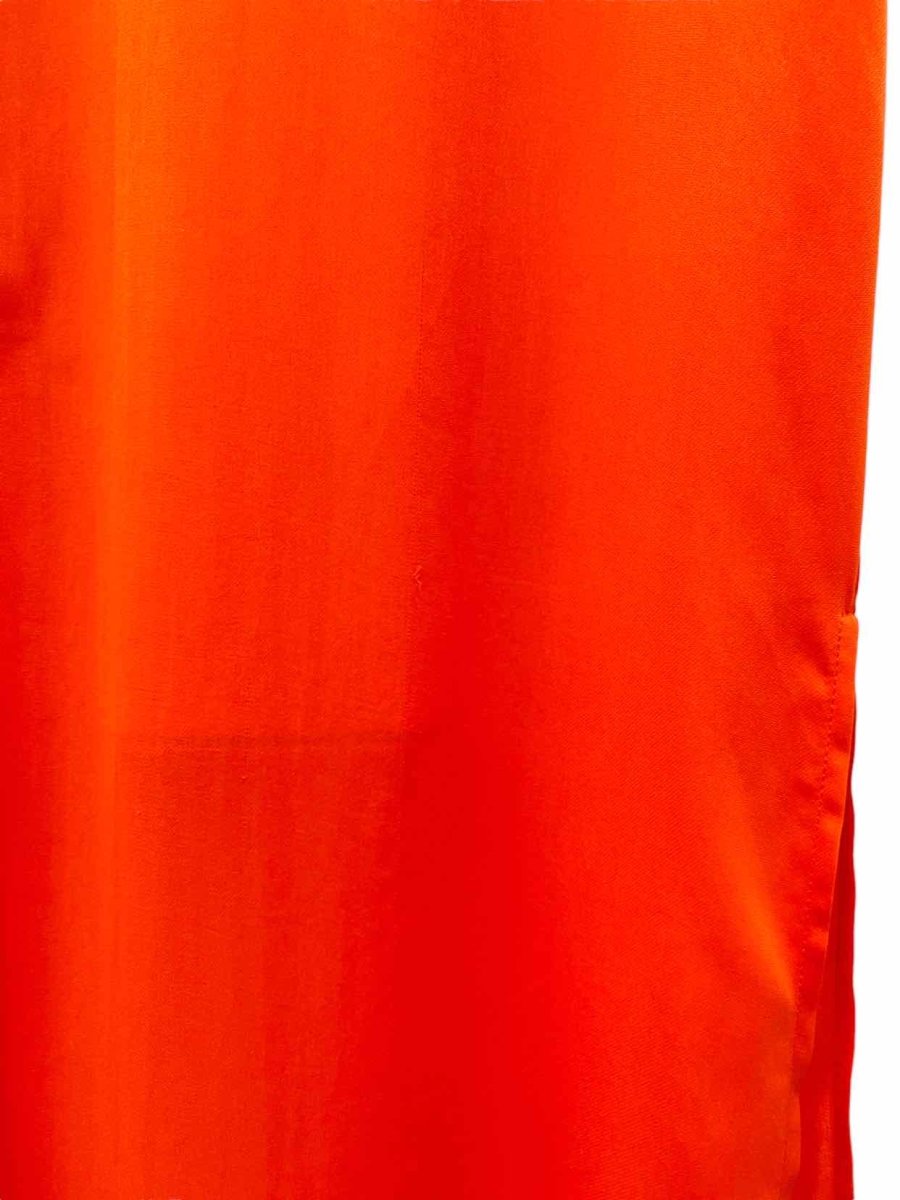 Pre - loved HALSTON Red Midi Dress at Reems Closet