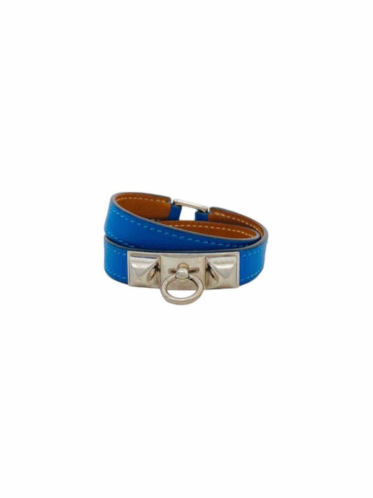 Pre-loved HERMES Electric Blue Fashion Bracelet - Reems Closet