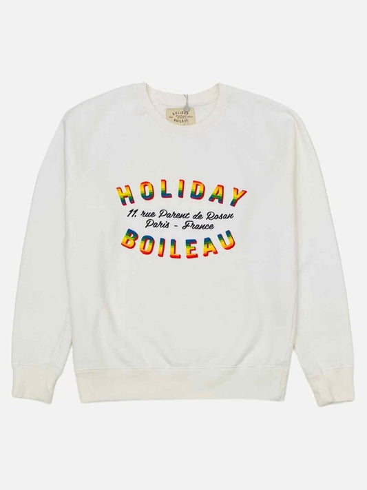 Pre-loved HOLIDAY BOILEAU Cream Sweatshirt - Reems Closet