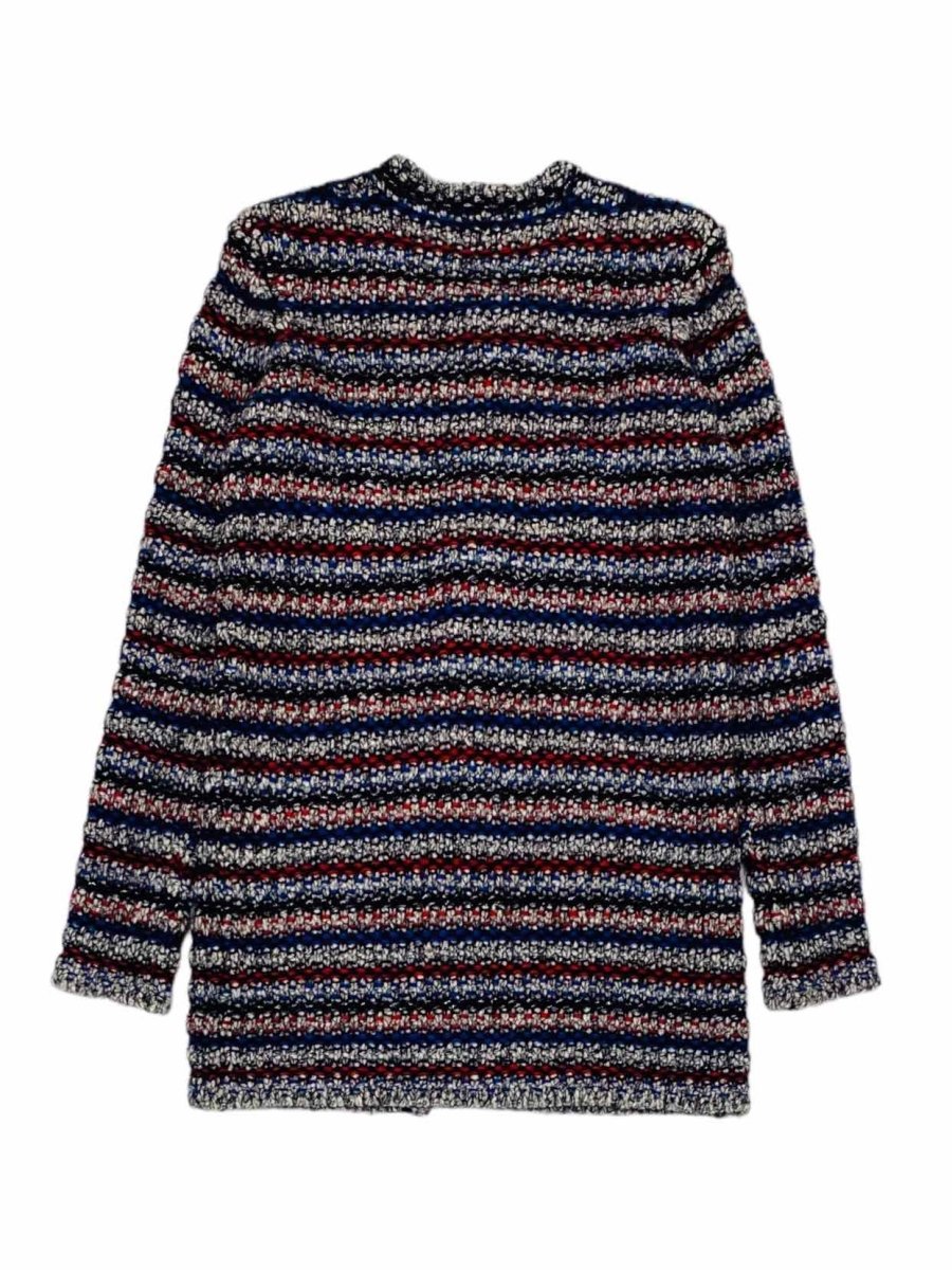 Pre - loved ISABEL MARANT Blue & Red Knit Coat at Reems Closet