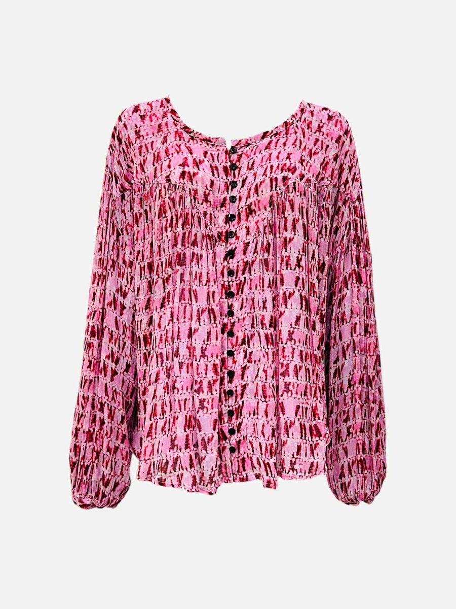 Pre-loved ISABEL MARANT ETOILE Sorionea Pink Top & Shorts Outfit from Reems Closet