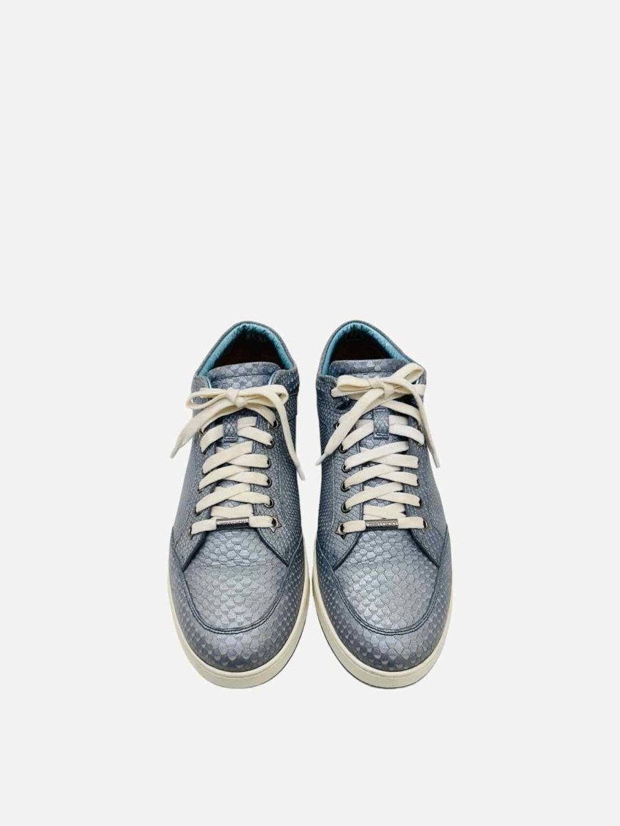 Pre-loved JIMMY CHOO Blue Sneakers from Reems Closet