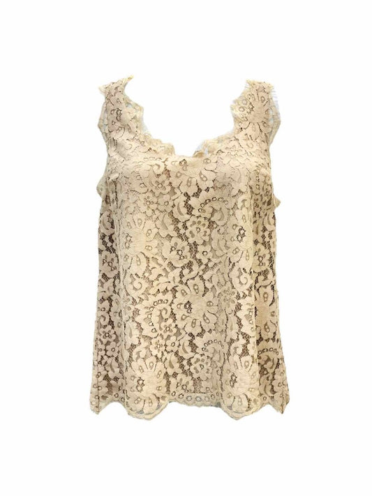 Pre-loved JOIE Beige Lace Top - Reems Closet