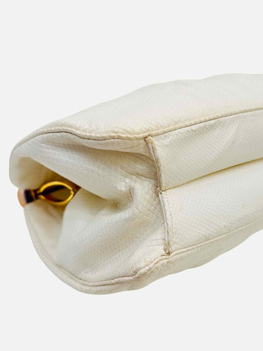 Pre-loved JUDITH LEIBER Karyn's White Shoulder Bag from Reems Closet