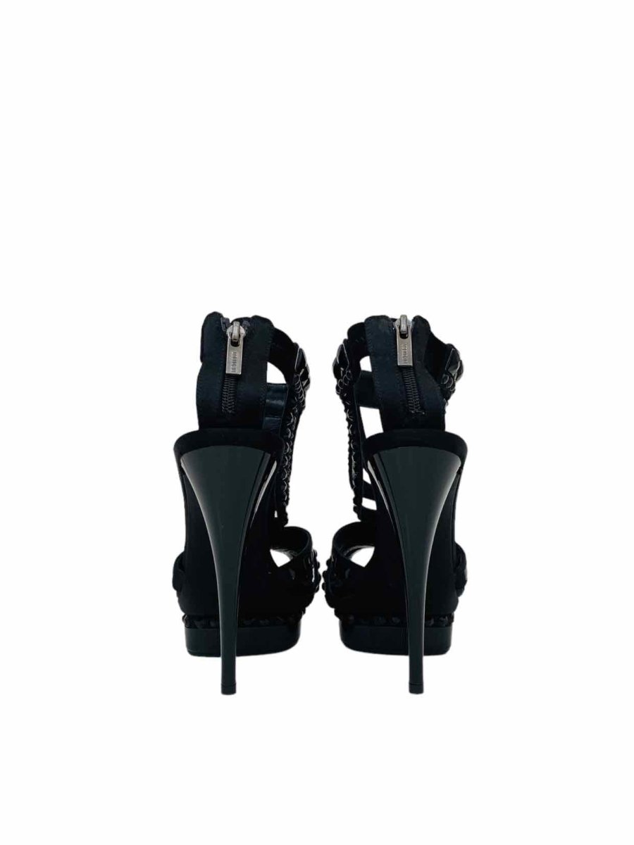 Pre-loved LE SILLA Strappy Black Heeled Sandals - Reems Closet