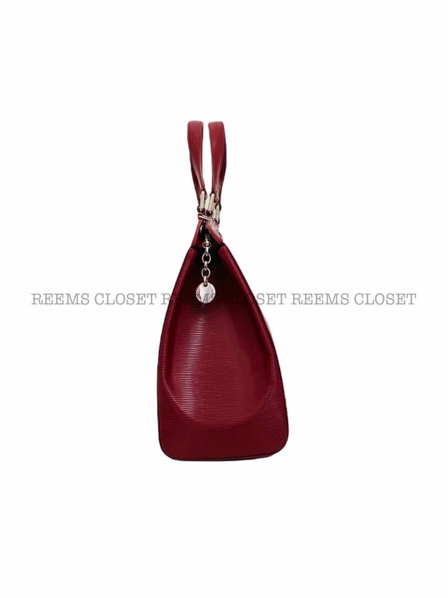 Pre - loved LOUIS VUITTON Brea Red Top Handle at Reems Closet