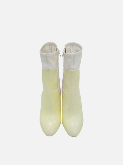 Pre-loved LOUIS VUITTON Off-white Ankle Boots from Reems Closet