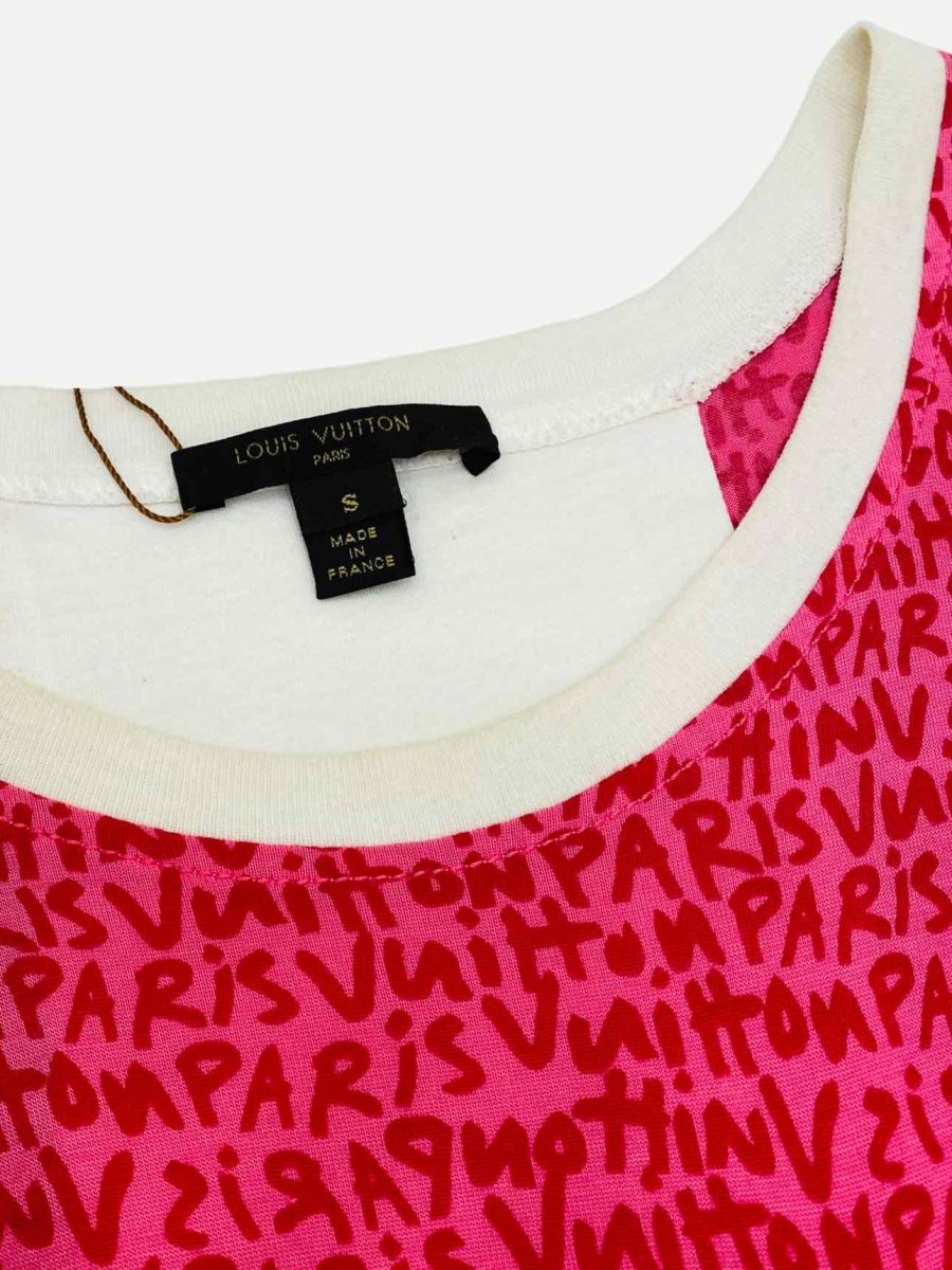 LOUIS VUITTON Pink Monogram T-shirt - Reems Closet