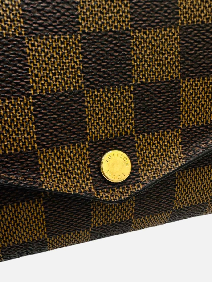 Pre-loved LOUIS VUITTON Sarah Brown Continental Wallet from Reems Closet