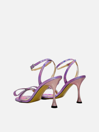 Pre-loved MACH & MACH Metallic Purple Heeled Sandals from Reems Closet