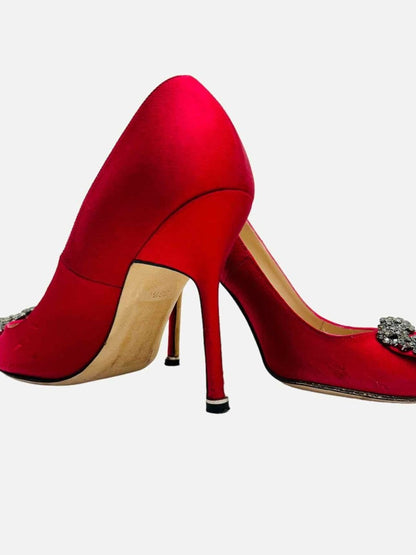 Pre-loved MANOLO BLAHNIK Hangisi Red Pumps from Reems Closet