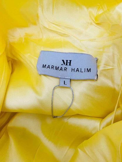 Pre-loved MARMA HALIM Yellow Midi Dress - Reems Closet