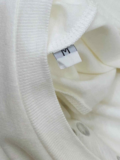 Pre-loved MOSCHINO White Logo T-shirt - Reems Closet
