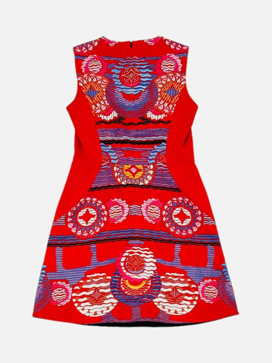 Pre-loved PETER PILOTTO Red Printed Knee Length Dress from Reems Closet