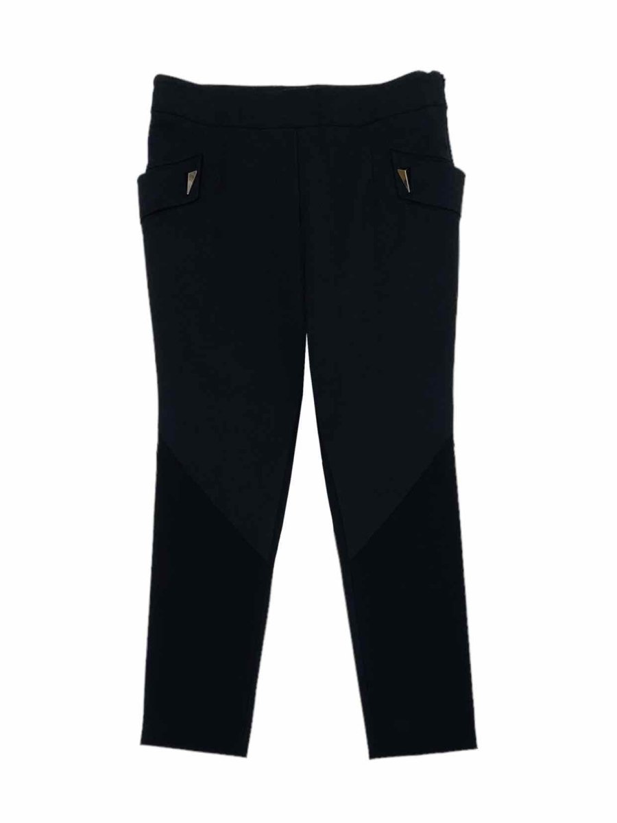 Pre - loved PHILIPP PLEIN Fitted Black Pants at Reems Closet