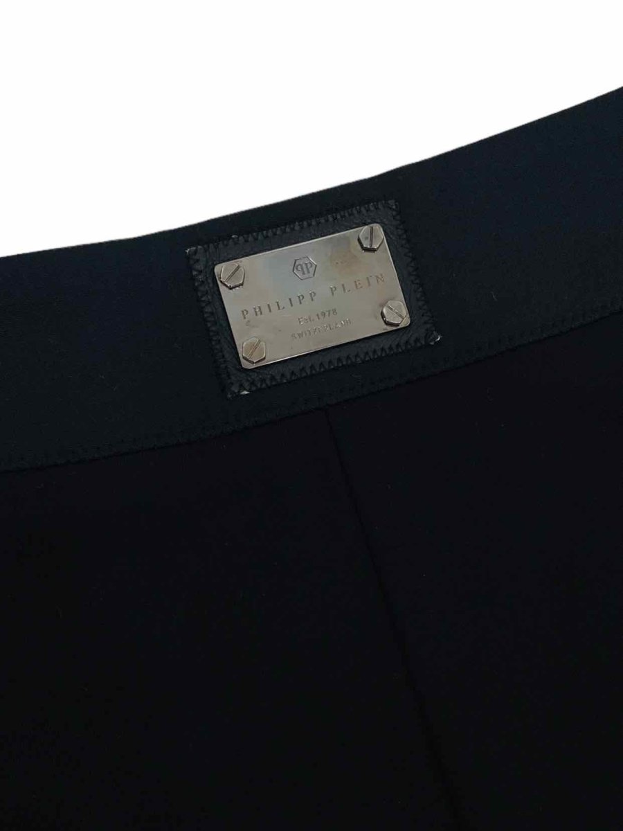 Pre - loved PHILIPP PLEIN Fitted Black Pants at Reems Closet