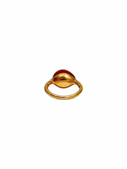 Pre-loved POMELLATO Rouge Passion Rose Gold Ring - Reems Closet