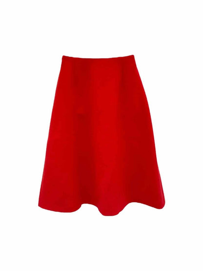 Pre - loved PRADA Red A line Skirt at Reems Closet