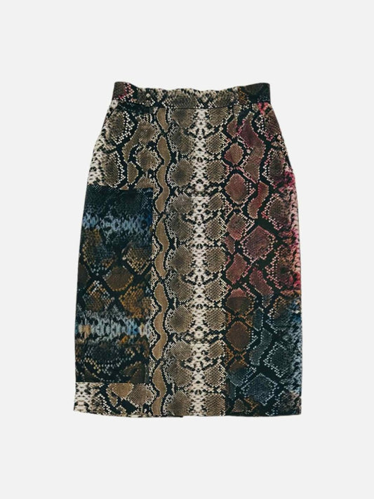 Pre-loved PREEN Beige Multicolor Pencil Skirt from Reems Closet