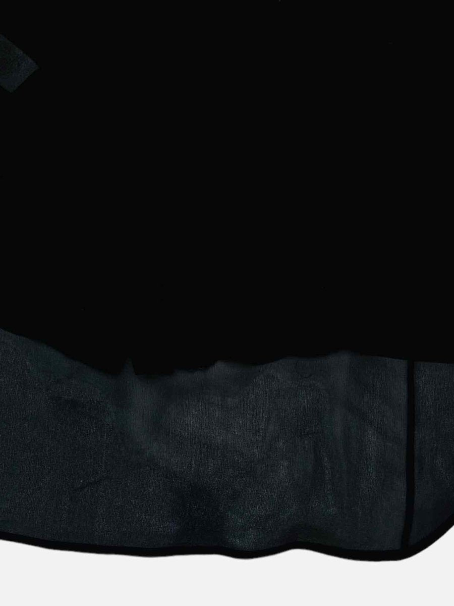 Pre-loved ROBERTO CAVALLI Black Chain Detail Blouse - Reems Closet