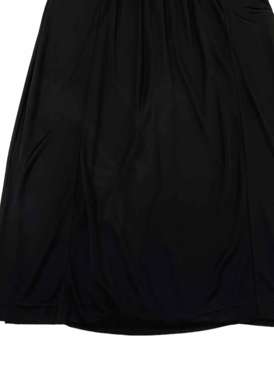 Pre-loved ROBERTO CAVALLI Ruched Black Knee Length Dress - Reems Closet
