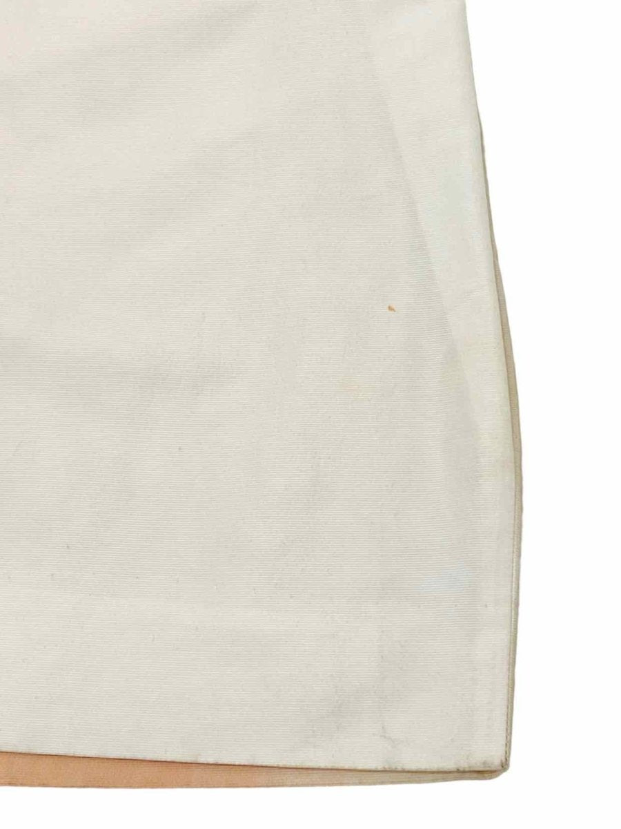 Pre-loved RR White Multicolor Embellished Knee Length Dress - Reems Closet