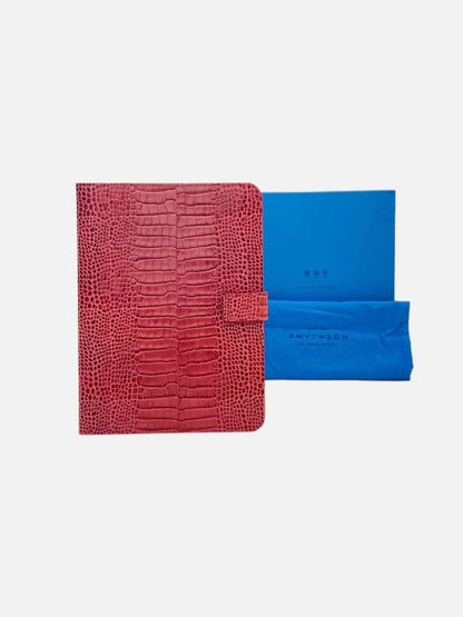 Pre-loved SMYTHSON Folding Pink I-Pad Case - Reems Closet