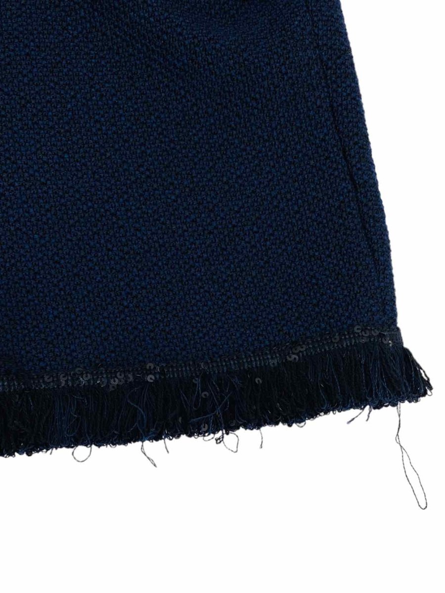 Pre-loved ST. JOHN Knit Navy Blue Dress & Jacket Outfit - Reems Closet