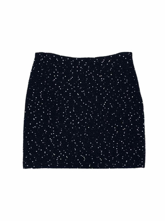 Pre-loved ST. JOHN Knitted Black Mini Skirt - Reems Closet