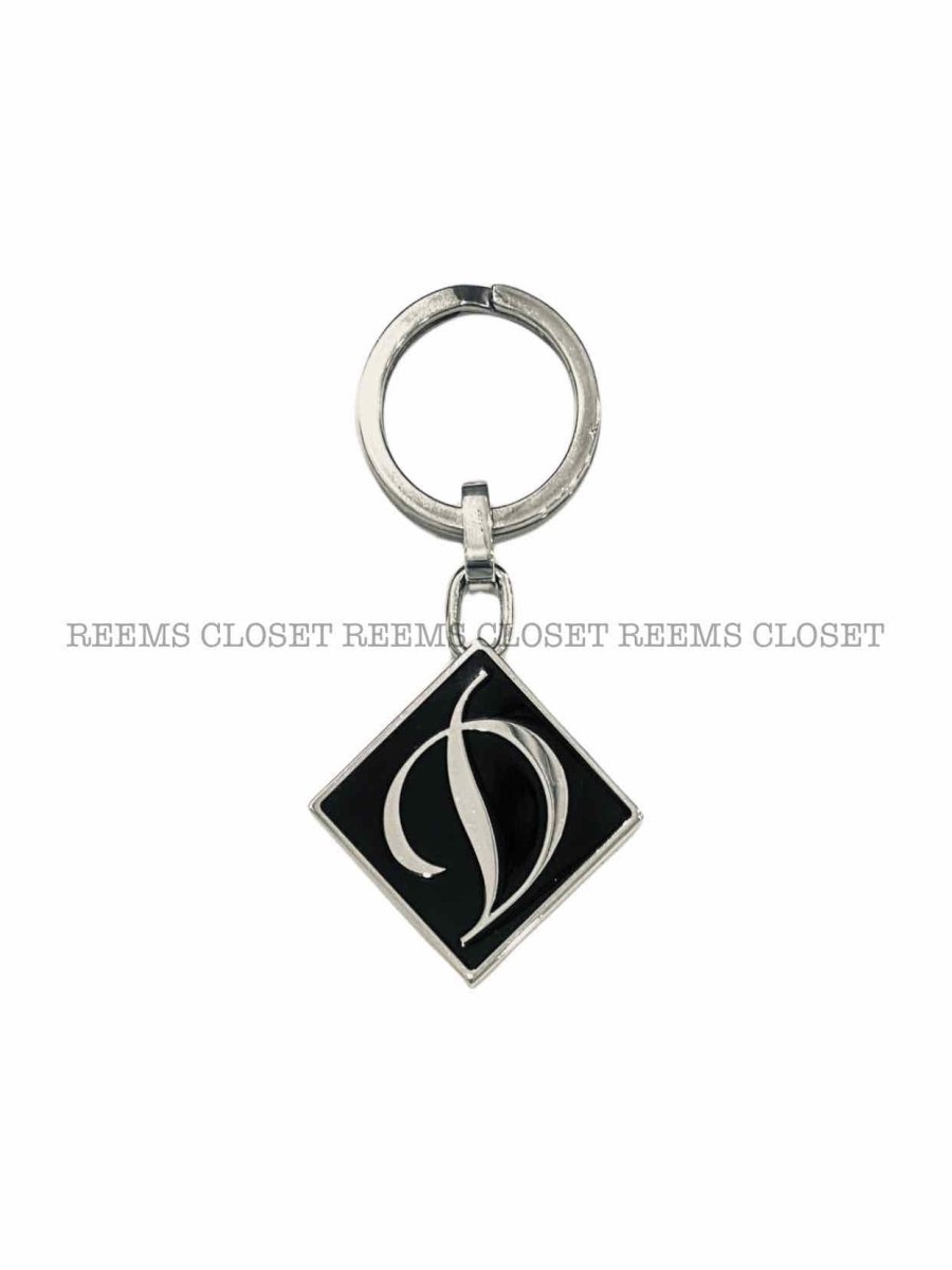 Pre - loved ST.DUPONT Silver & Black Key Chain at Reems Closet
