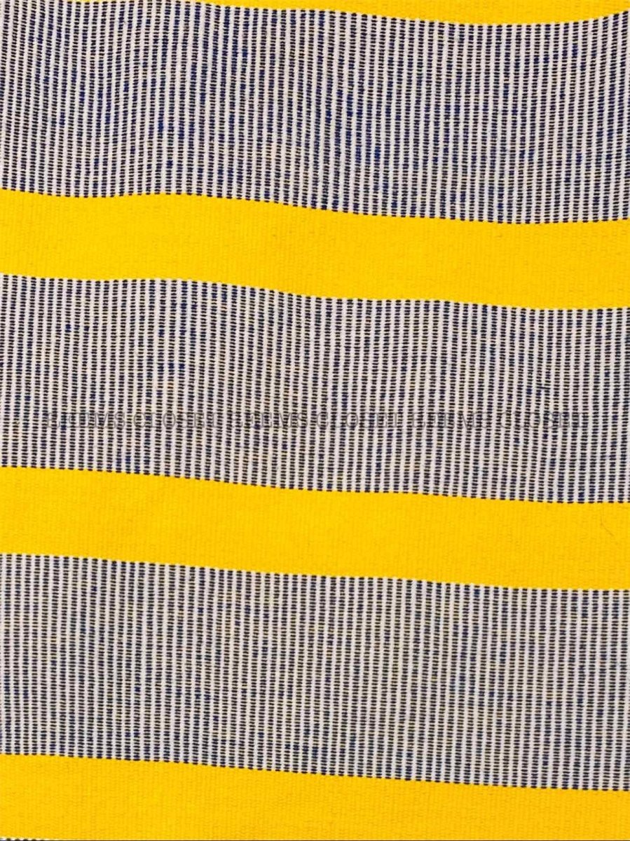 Pre-loved STELLA LUNA Yellow & White Striped Coat - Reems Closet