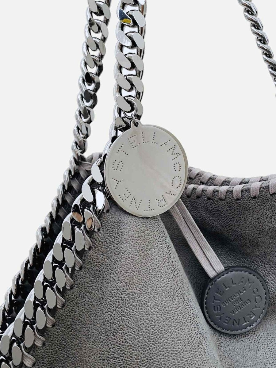 Falabella leather handbag Stella McCartney Grey in Leather - 41970842