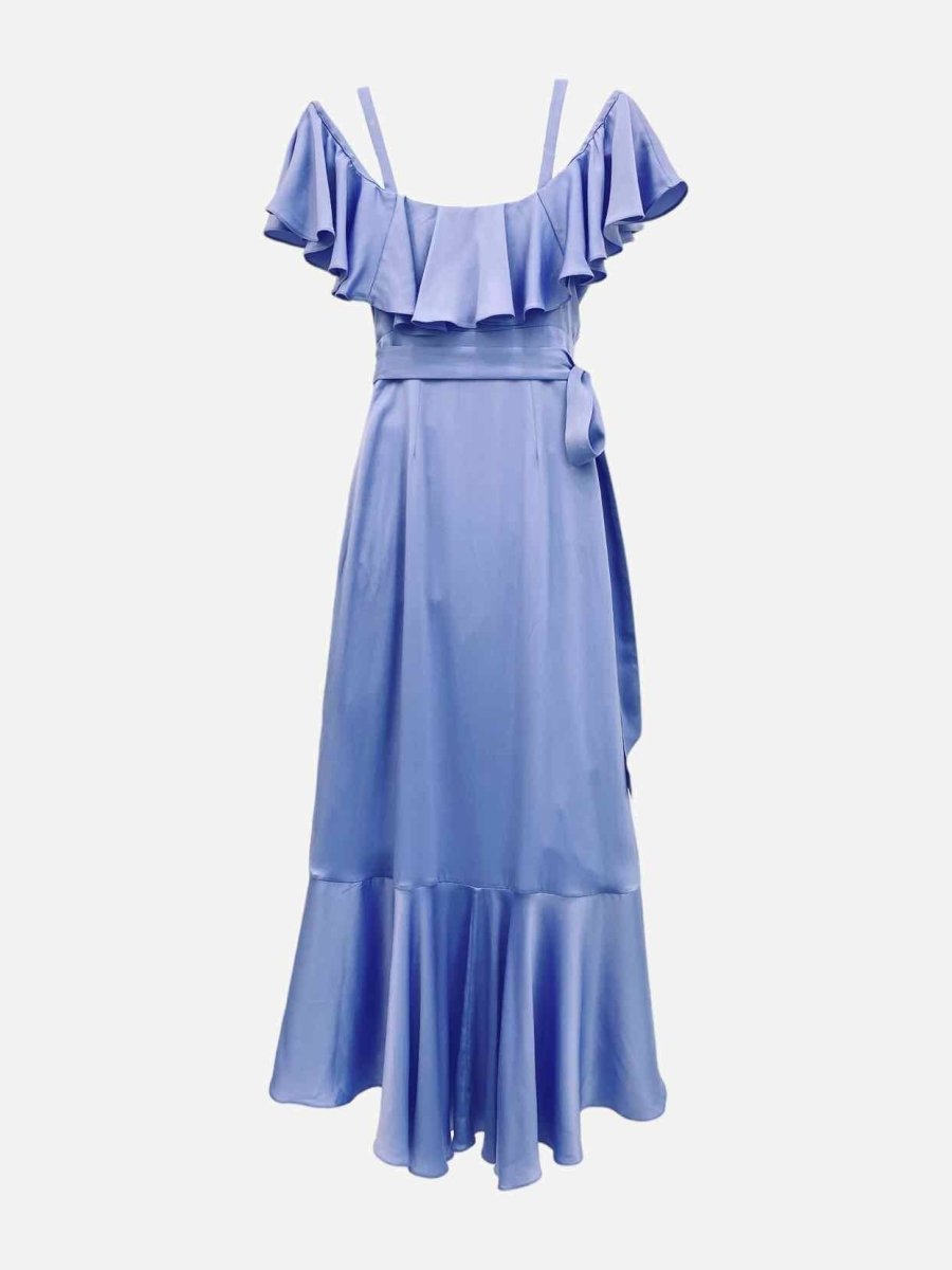 Pre-loved TEMPERLEY LONDON Asymmetric Lilac Long Dress - Reems Closet