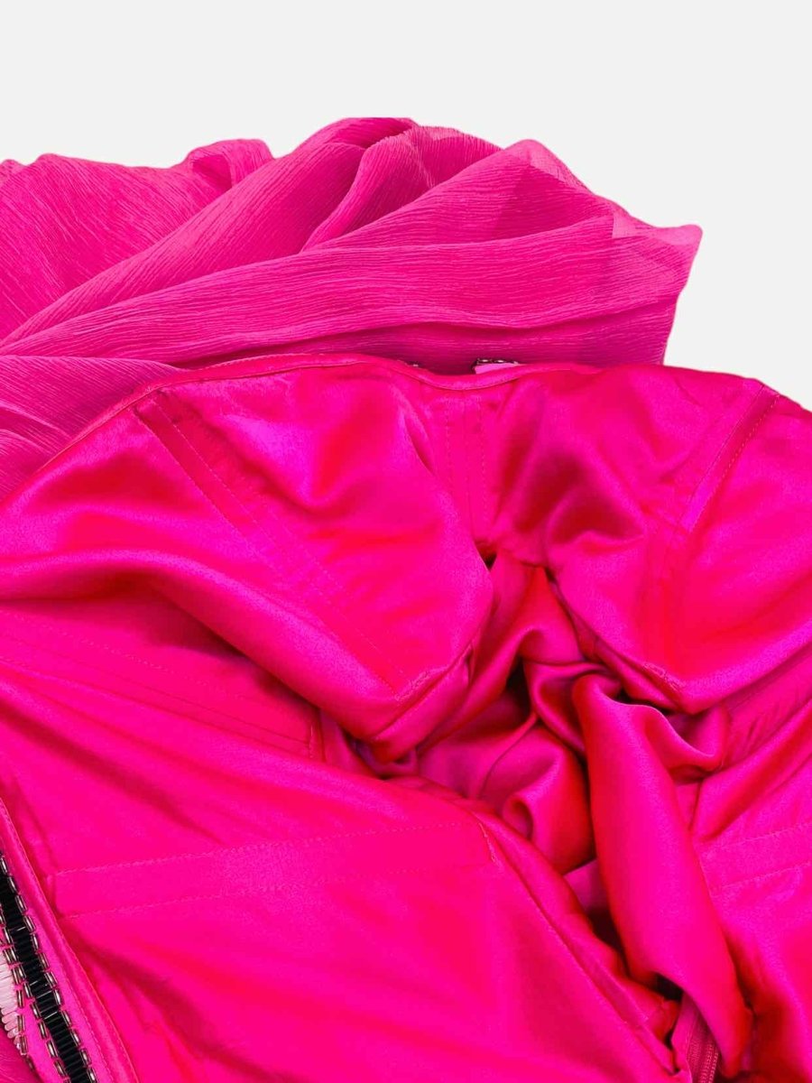 Pre-loved TEMPERLEY Tube Pink Bead Embellished Evening Dress - Reems Closet