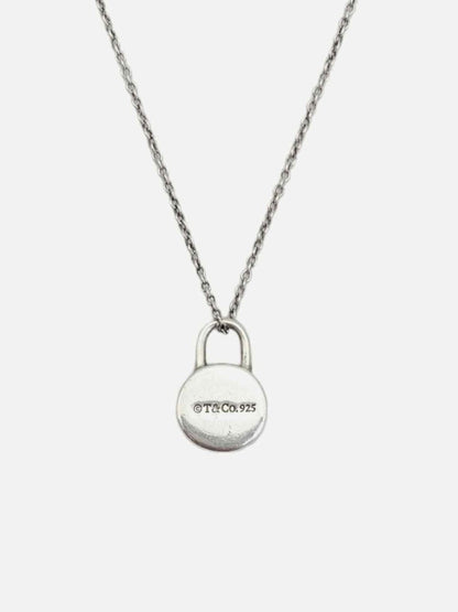 Pre - loved TIFFANY & CO Round Lock Necklace at Reems Closet