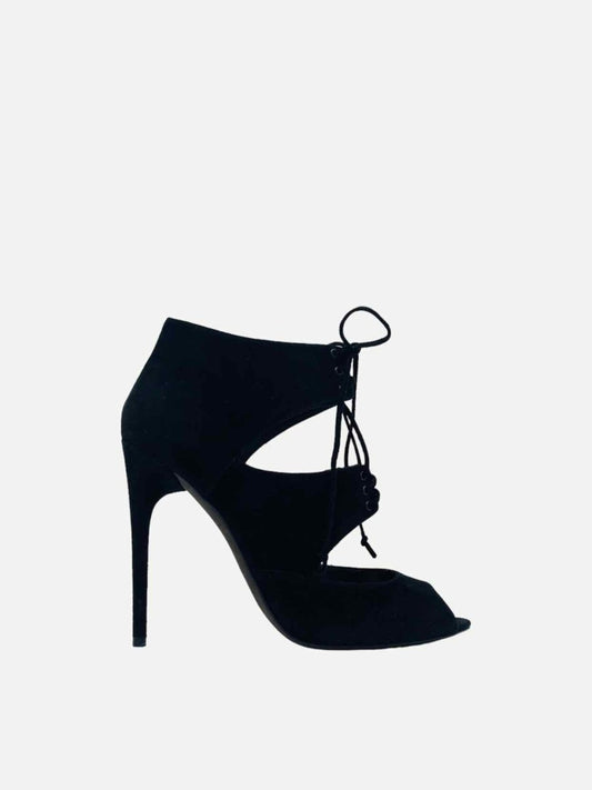 Pre-loved TOM FORD Black Cutout Heeled Sandals - Reems Closet