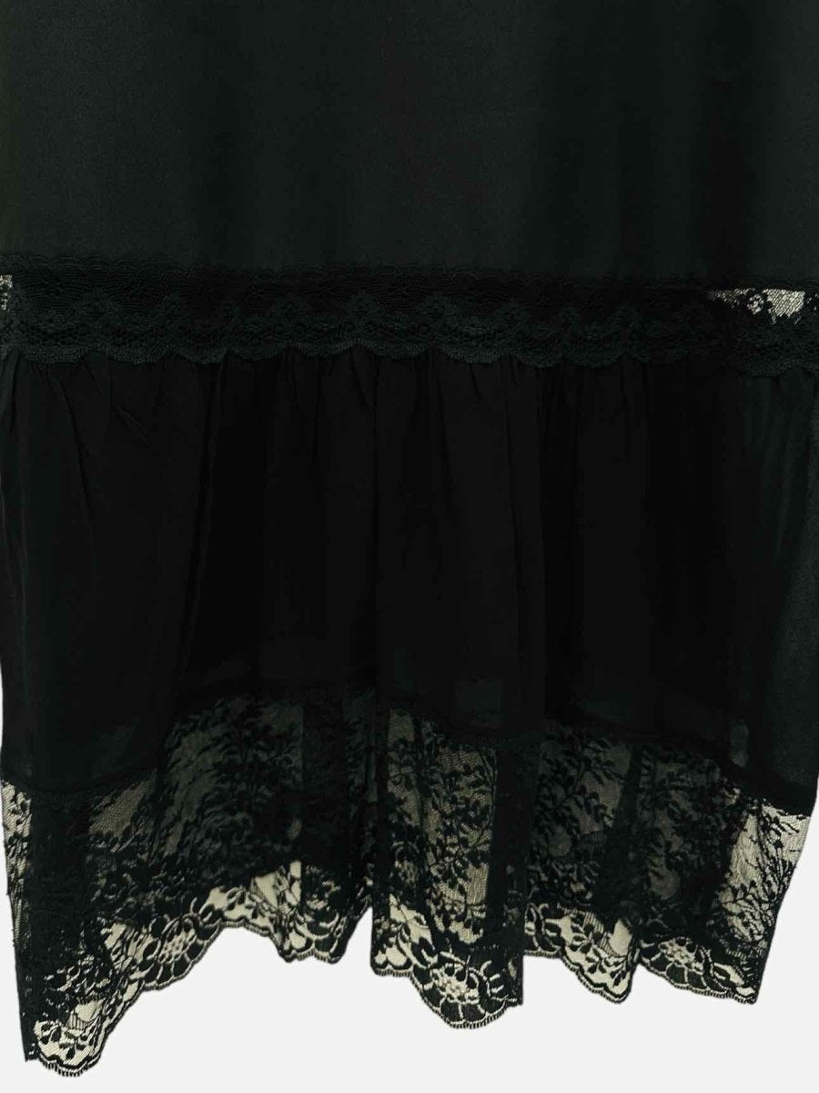 Pre-loved TWIN-SET Slip Black Midi Dress from Reems Closet