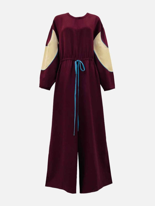 Pre-loved VALENTINO Burgundy Jumpsuit from Reems Closet